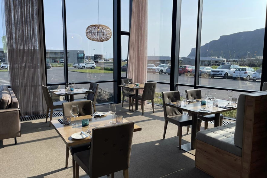Berg Restaurant has some beautiful windows