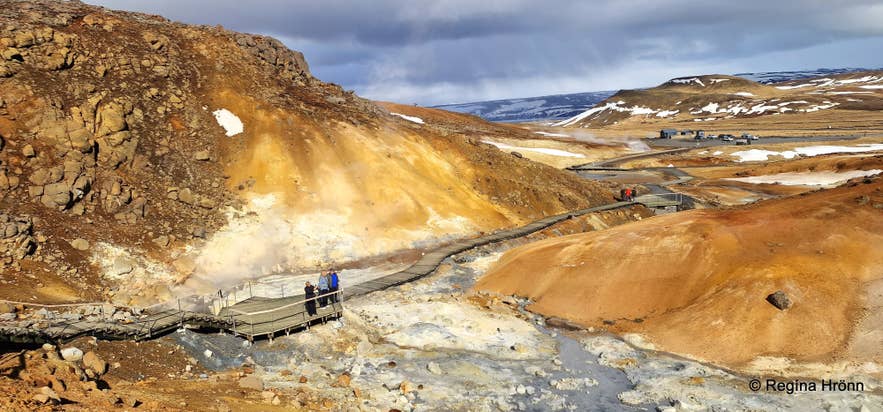 Seltún - the colourful Geothermal Area at Krýsuvík on the Reykjanes Peninsula in SW-Iceland