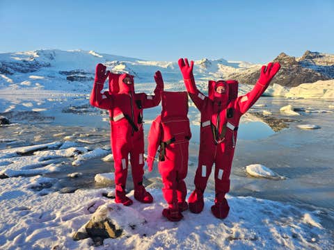Ice Floating Experience at Fjallsarlon Glacier Lagoon