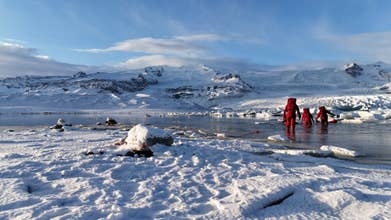 Ice Floating Experience at Fjallsarlon Glacier Lagoon