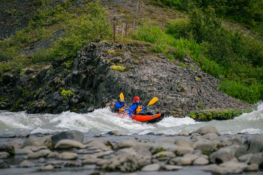 Inflatable Kayaking Tour on the Hvita River With Pickup from Reykjavik