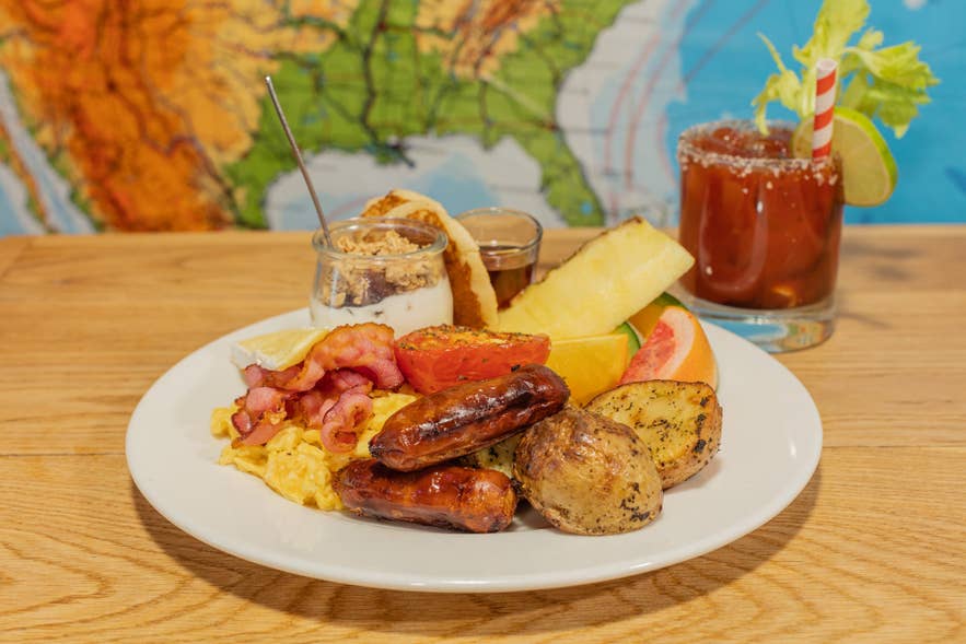 The brunch platters of the Laundromat Café won’t leave you hungry!