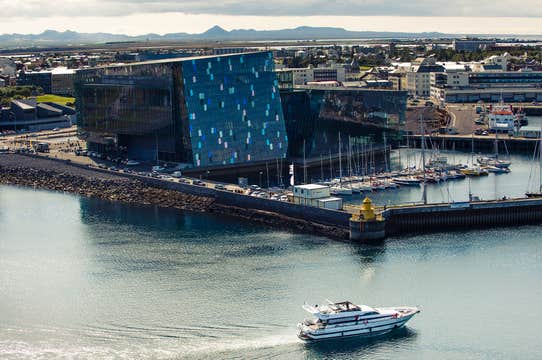 Sunset Harbor Cruise from Reykjavik with Three-Course Dinner