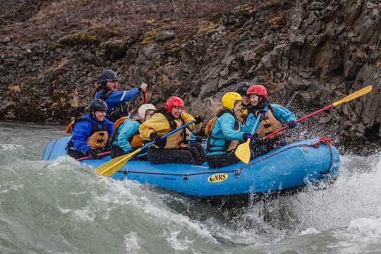 Whale Watching & River Rafting Tour from Reykjavik