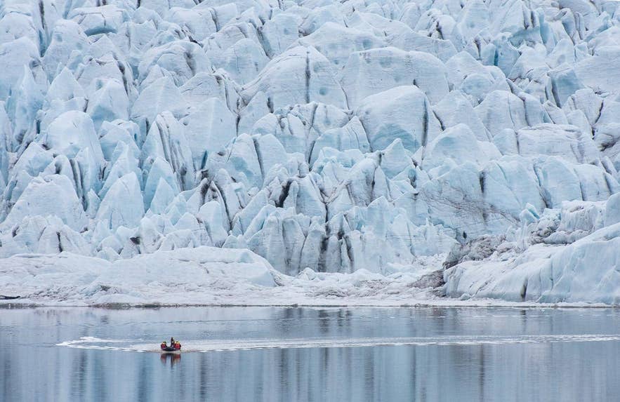 Fjallsárlón冰河湖人稱「小冰湖」
