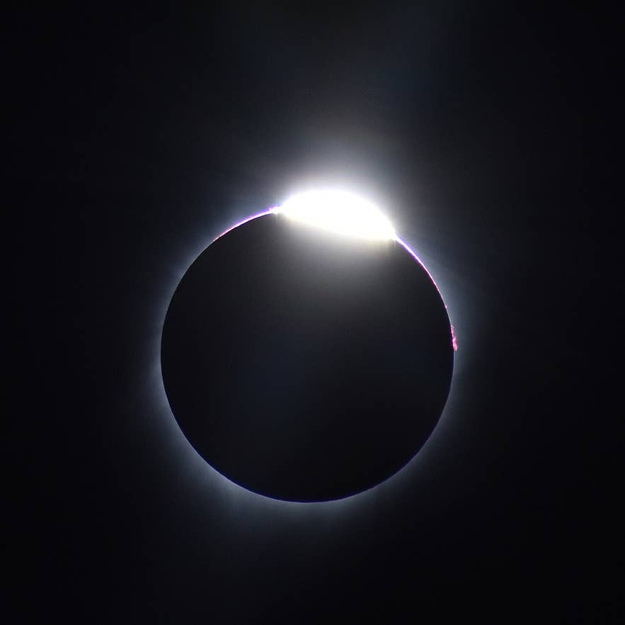 Diamond Ring during Total Solar Eclipse 8-21-17 in Oregon 1