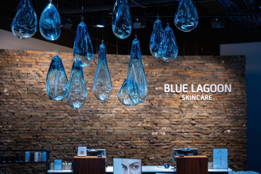 Negozio Blue Lagoon Skin Science all'Aeroporto Internazionale di Keflavik.