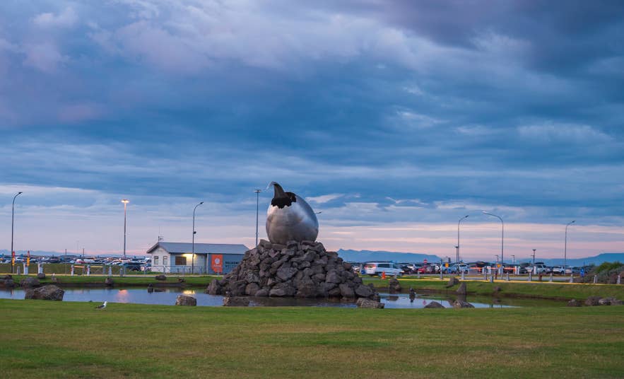 Il terminal dell'Aeroporto Internazionale di Keflavik, la principale porta d'ingresso per l'Islanda.