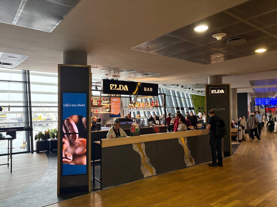 Elda Bar all'Aeroporto Internazionale di Keflavik in Islanda.