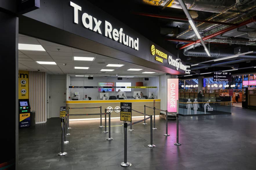 Remboursement de TVA à l’aéroport international de Keflavik, en Islande.