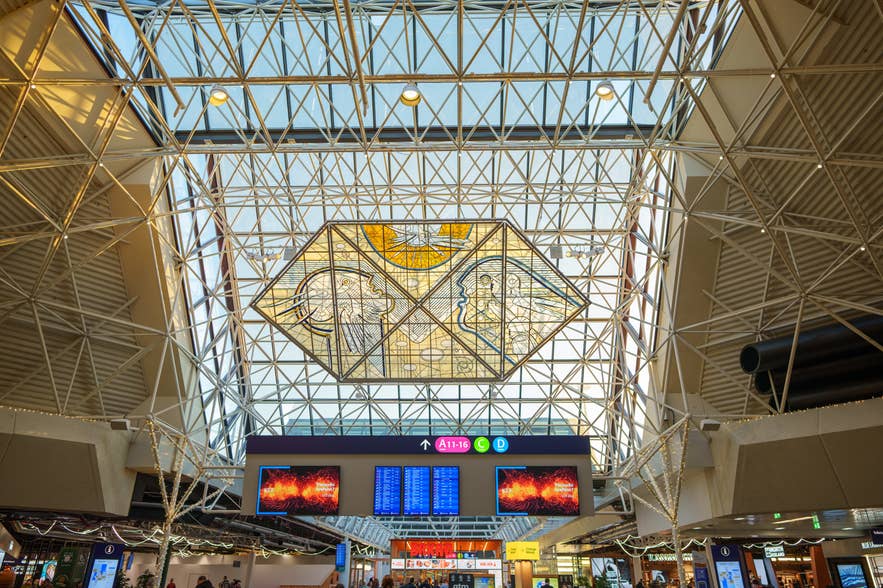 Aéroport de Keflavik en Islande