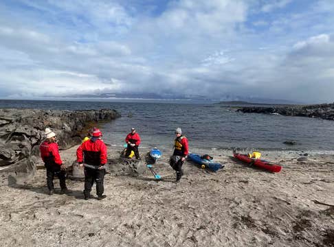 Midnight Sun Kayaking Tour from Arskogssandur in North Iceland