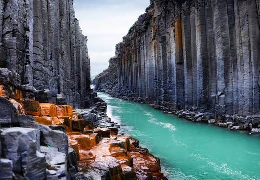 Private Studlagil Canyon and Rjukandi Waterfall Tour from Seydisfjordur Cruise Port
