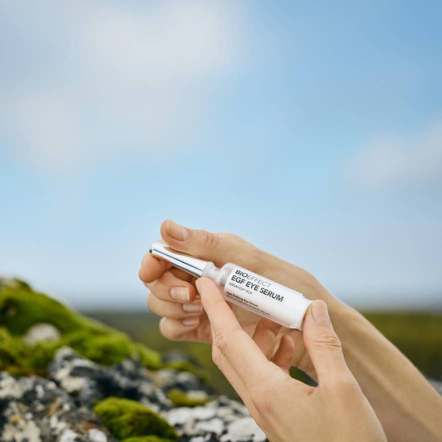 BIOEFFECT EGF Eye Serum designed to hydrate and refresh the delicate eye area.