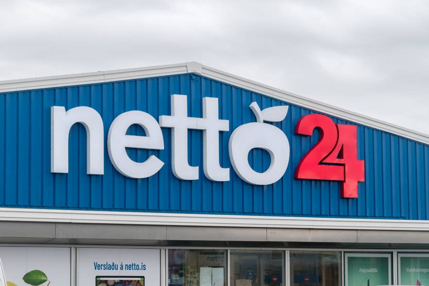 A Netto midrange supermarket in Iceland.