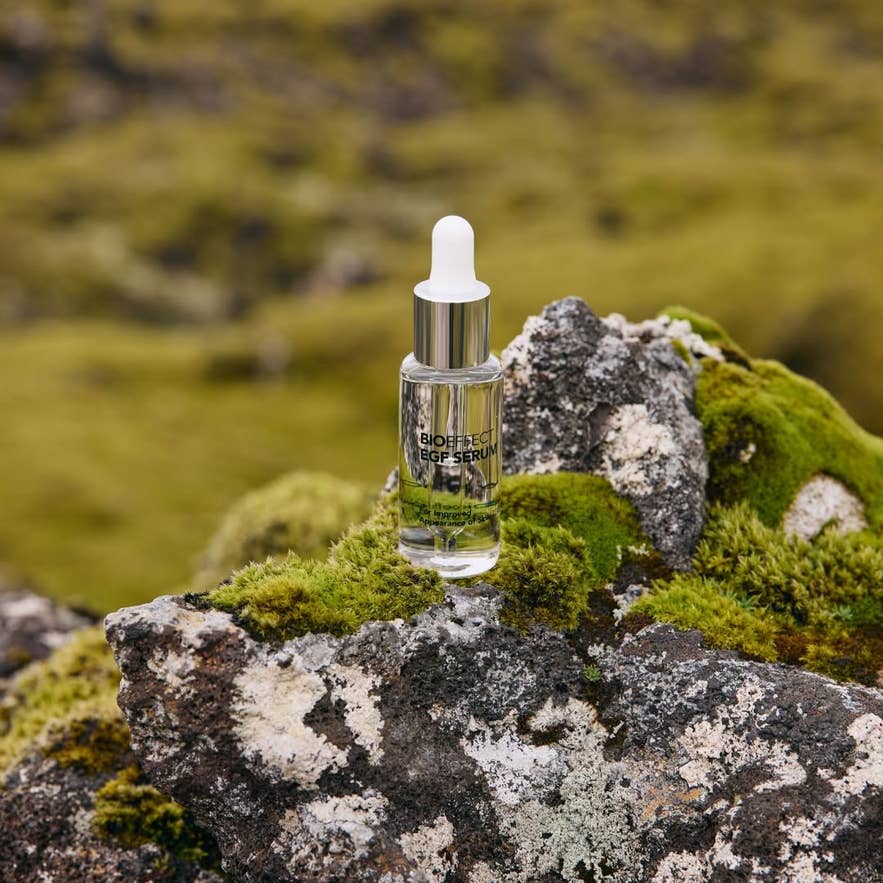 Das EGF-Serum von BIOEFFECT zählt zu den bekanntesten Hautpflegeprodukten Islands. Das EGF-Serum von BIOEFFECT zählt zu den bekanntesten Hautpflegeprodukten Islands.