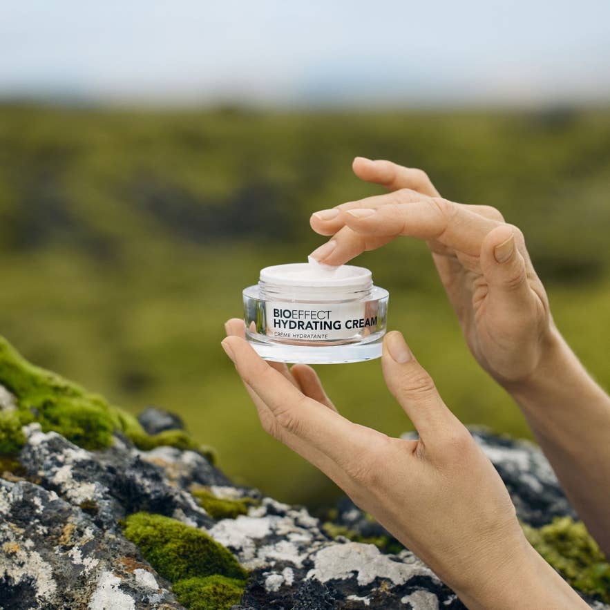 BIOEFFECT's EGF hydrating cream, a popular Icelandic skincare product ideal as a souvenir.