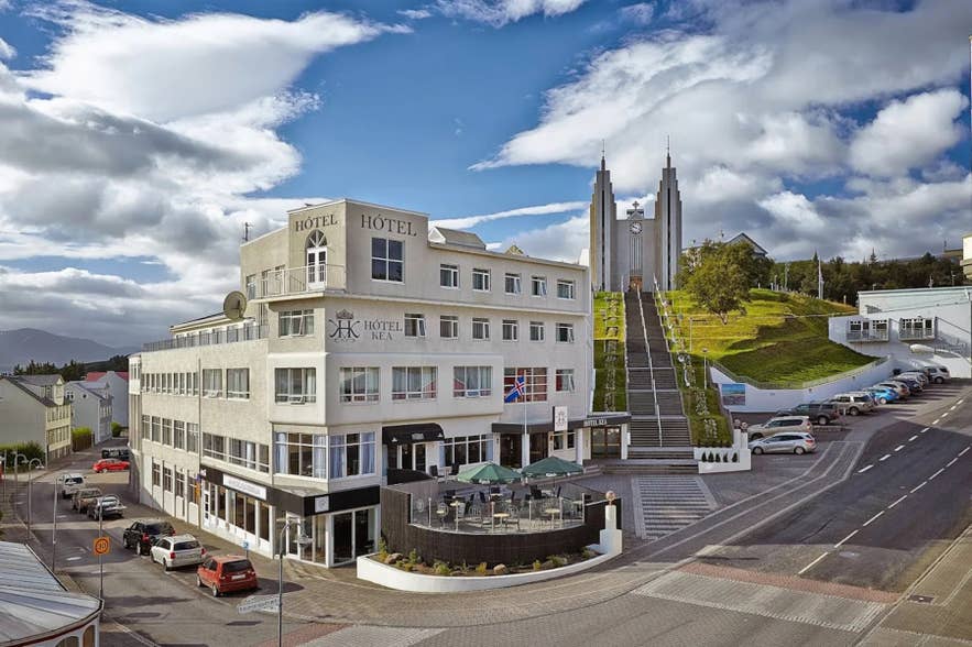Hotel Kea in central Akureyri for Ring Road travelers in North Iceland.