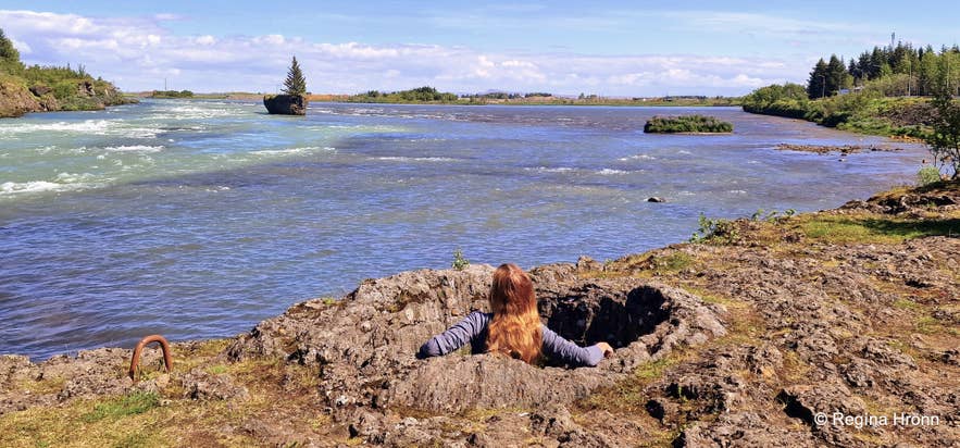 The temperamental Giantess Jóra in Jórukleif and the Lava Pots by Selfoss in South Iceland