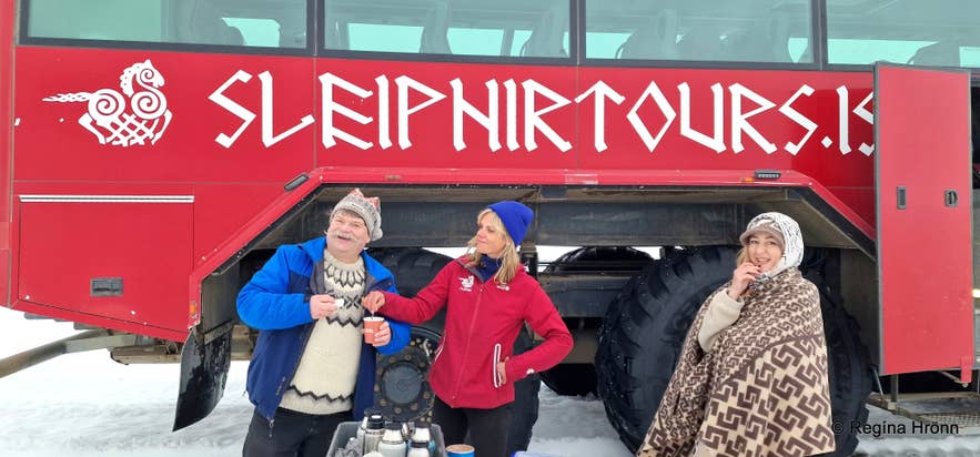 An Awesome 4-Hour Monster Truck Tour with Sleipnir on Langjökull Glacier