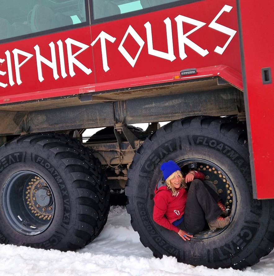 An Awesome 4-Hour Monster Truck Tour with Sleipnir on Langjökull Glacier