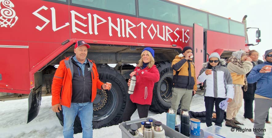 An Awesome 4-Hour Monster Truck Tour with Sleipnir on Langjökull Glacier