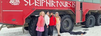 An Awesome 4-Hour Monster Truck Tour with Sleipnir on Langjökull Glacier
