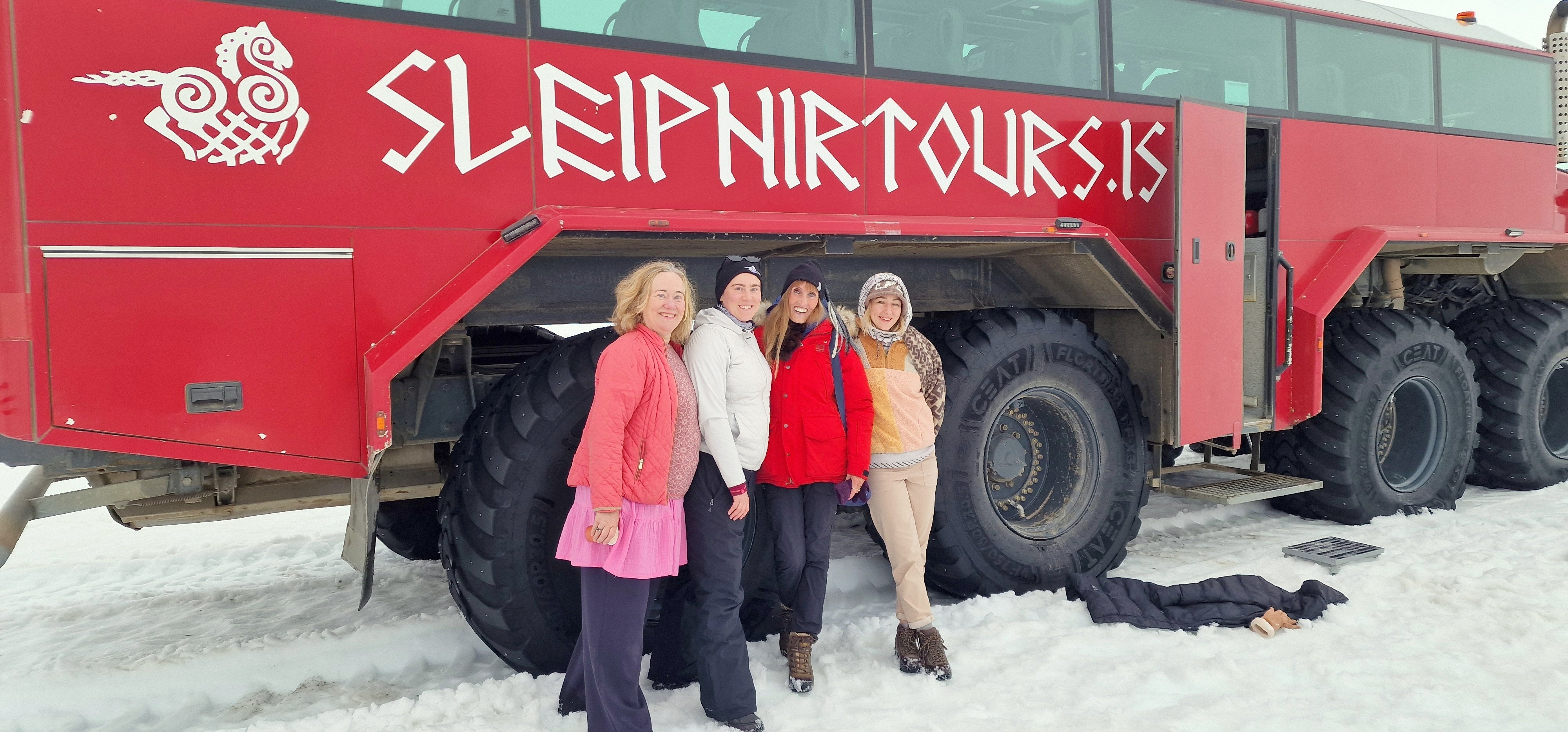 An Awesome 4-Hour Monster Truck Tour with Sleipnir on Langjökull Glacier