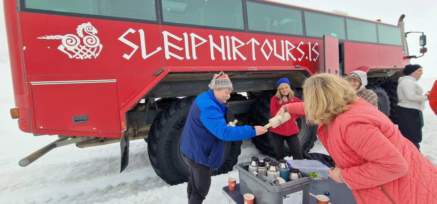 An Awesome 4-Hour Monster Truck Tour with Sleipnir on Langjökull Glacier