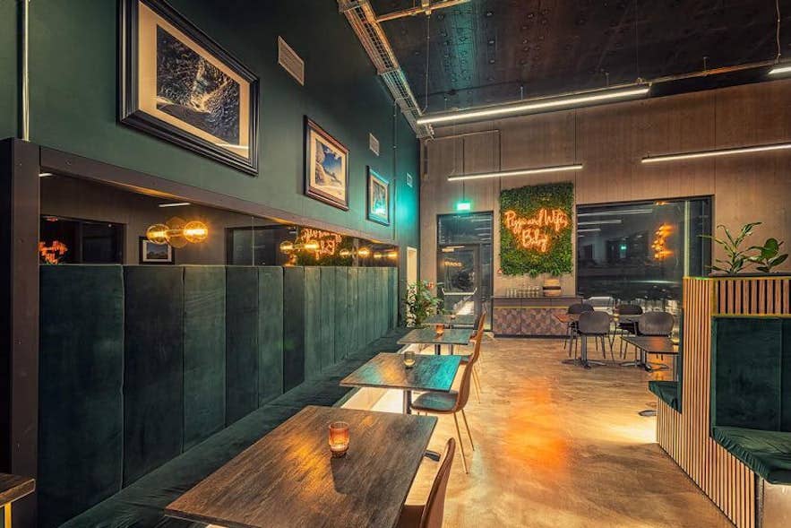 Black Crust Pizzeria is a great place to relax after a day of exploring.