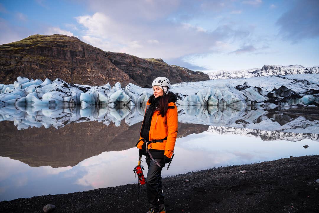 Easy 3-Hour Glacier Hiking Tour on Solheimajokull Glacier near Vik