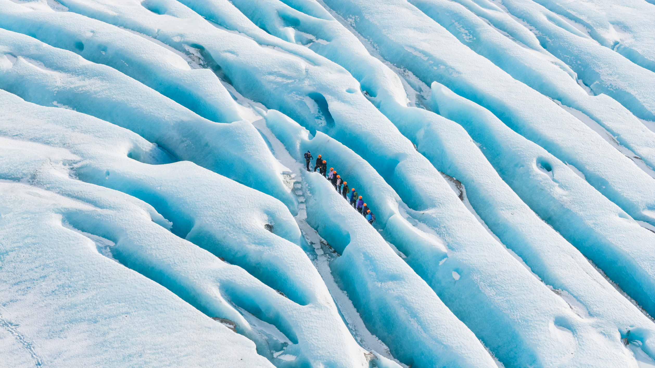 Tour autonomo di trekking sul ghiacciaio nel Labirinto di Crepacci a Skaftafell - Piccoli gruppi