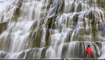 Guided Sightseeing Tour to Dynjandi Waterfall in the Westfjords from Isafjordur