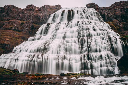 Guided Sightseeing Tour to Dynjandi Waterfall in the Westfjords from Isafjordur
