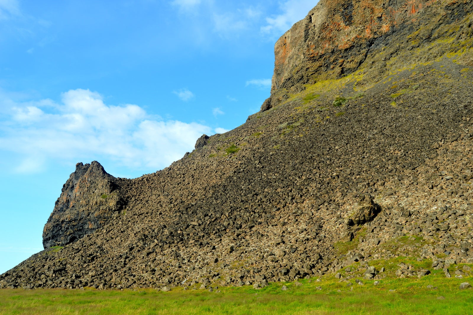 Grettisbæli - the Lair of the Viking Grettir the Strong in Öxarnúpur in North-East Iceland