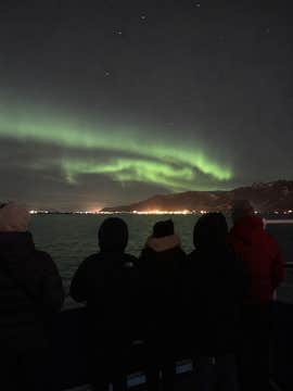 Serene Northern Lights Boat Tour from Reykjavik