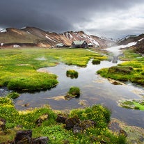 Capture the iconic Landmannalaugar landscapes, a haven of stunning lava fields, mountains, and vivid hot springs.