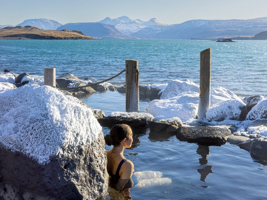 Swimwear is a must-bring to Iceland to enjoy the fresh winter air