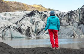 South Coast Sightseeing Tour from Reykjavik with Solheimajokull Glacier Viewing