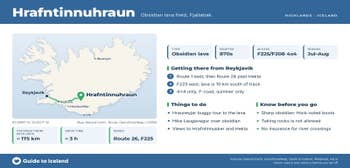 Hrafntinnuhraun Obsidian Lava Field