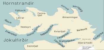 Atlastadir in Fljotavik