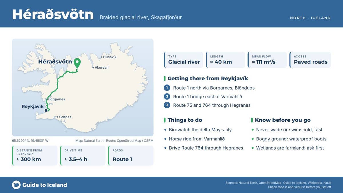 Heradsvotn River Travel Guide | Guide to Iceland