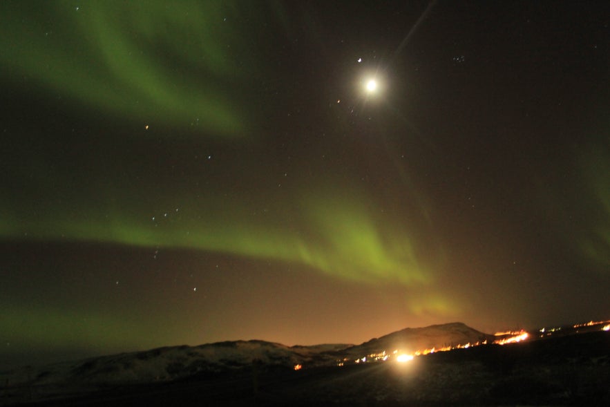 Aurora Borealis ( northern lights ) season in Iceland 