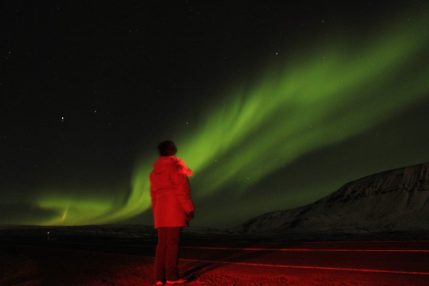 Aurora Borealis ( northern lights ) season in Iceland 