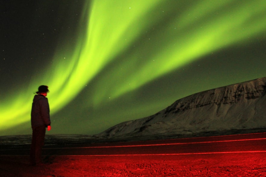 Aurora Borealis ( northern lights ) season in Iceland 