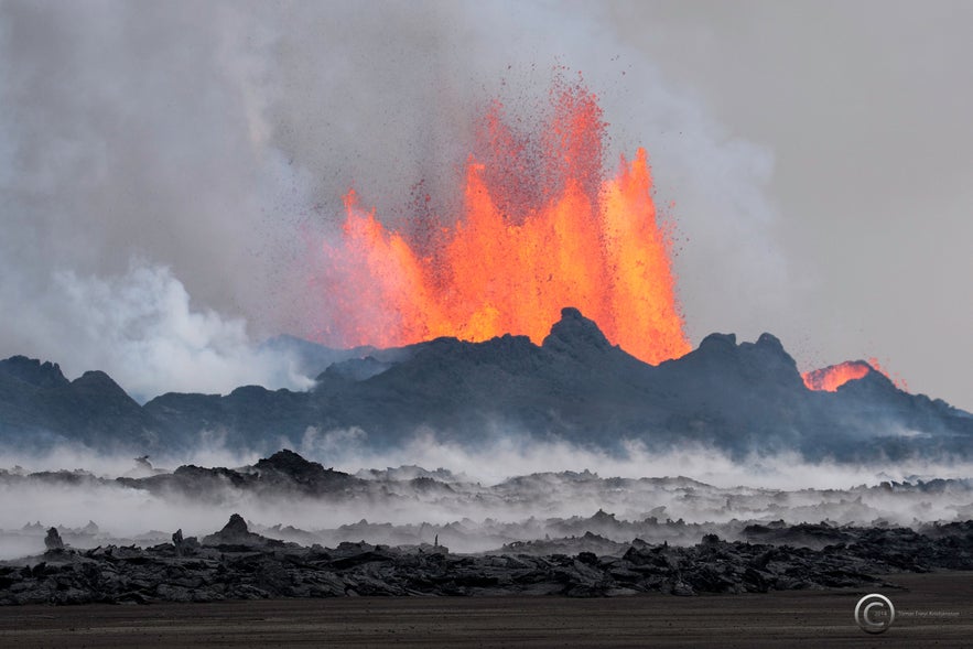 lava fountain