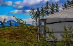 Glamping på Island