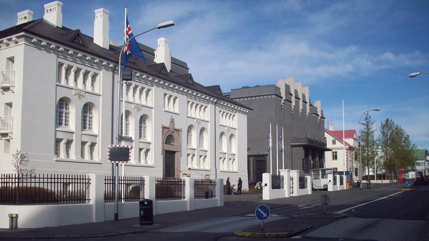 Hverfisgata is one of the major streets in Reykjavik