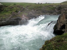 The Geitafoss waterfall in North Iceland.