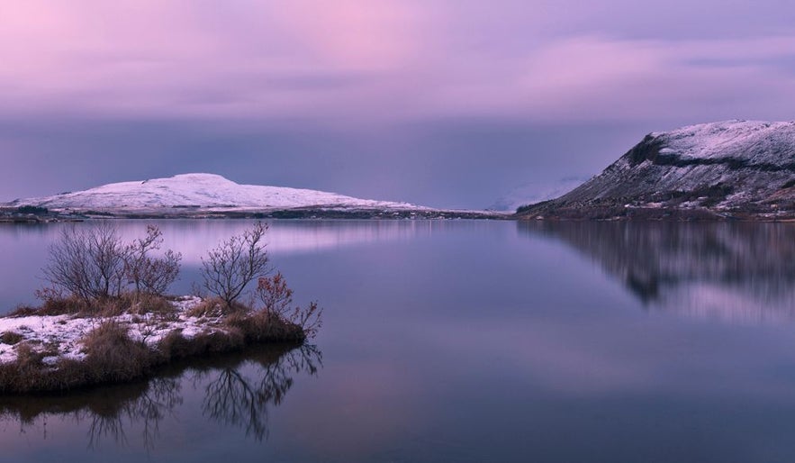 Lake Þingvallavatn is the largest lake in Iceland